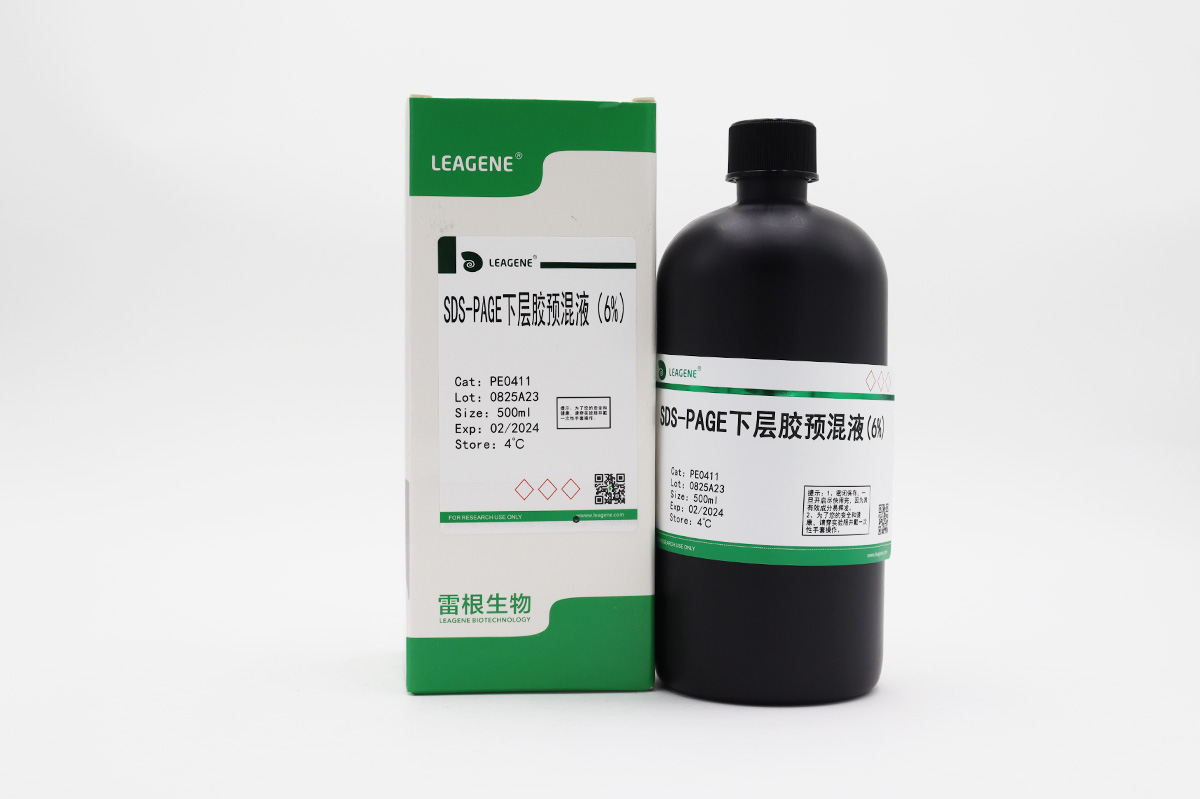 SDS-PAGE下层胶预混液(6%)