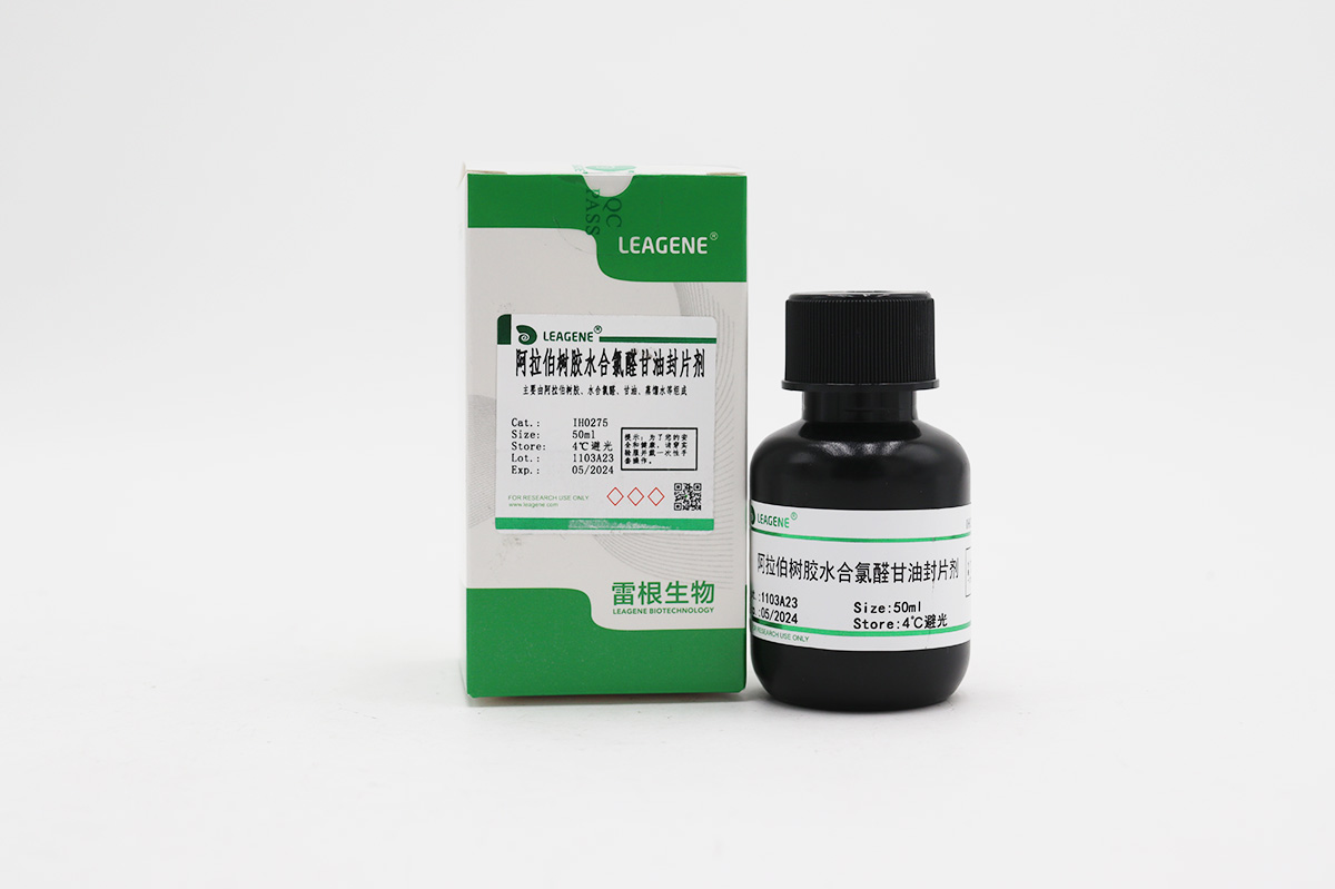 阿拉伯树胶水合氯醛甘油封片剂