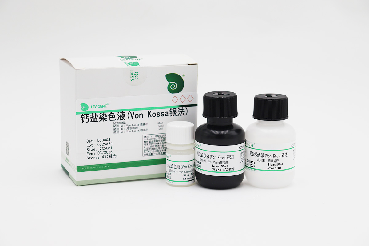 钙盐染色液(Von Kossa银法)